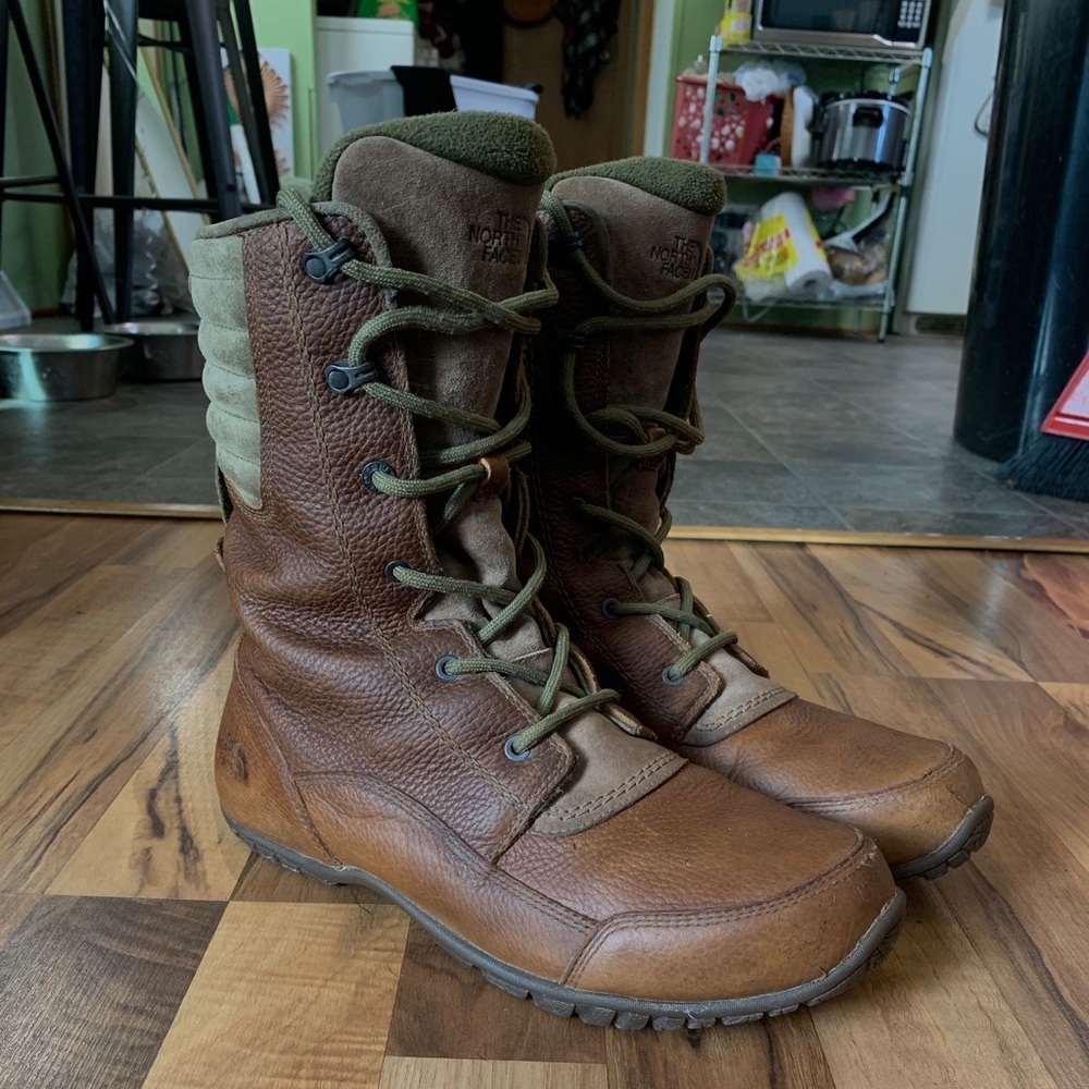 North Face limited edition Genuine Leather boots